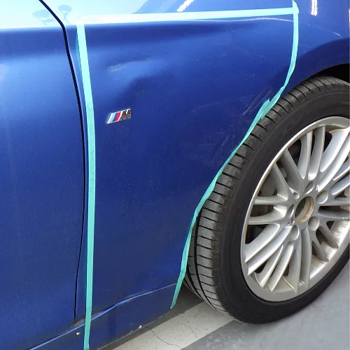 BMW 2シリーズクーペ（1J20）右フロントフェンダー板金塗装修理【横浜市都筑区｜ケービーエス事例】